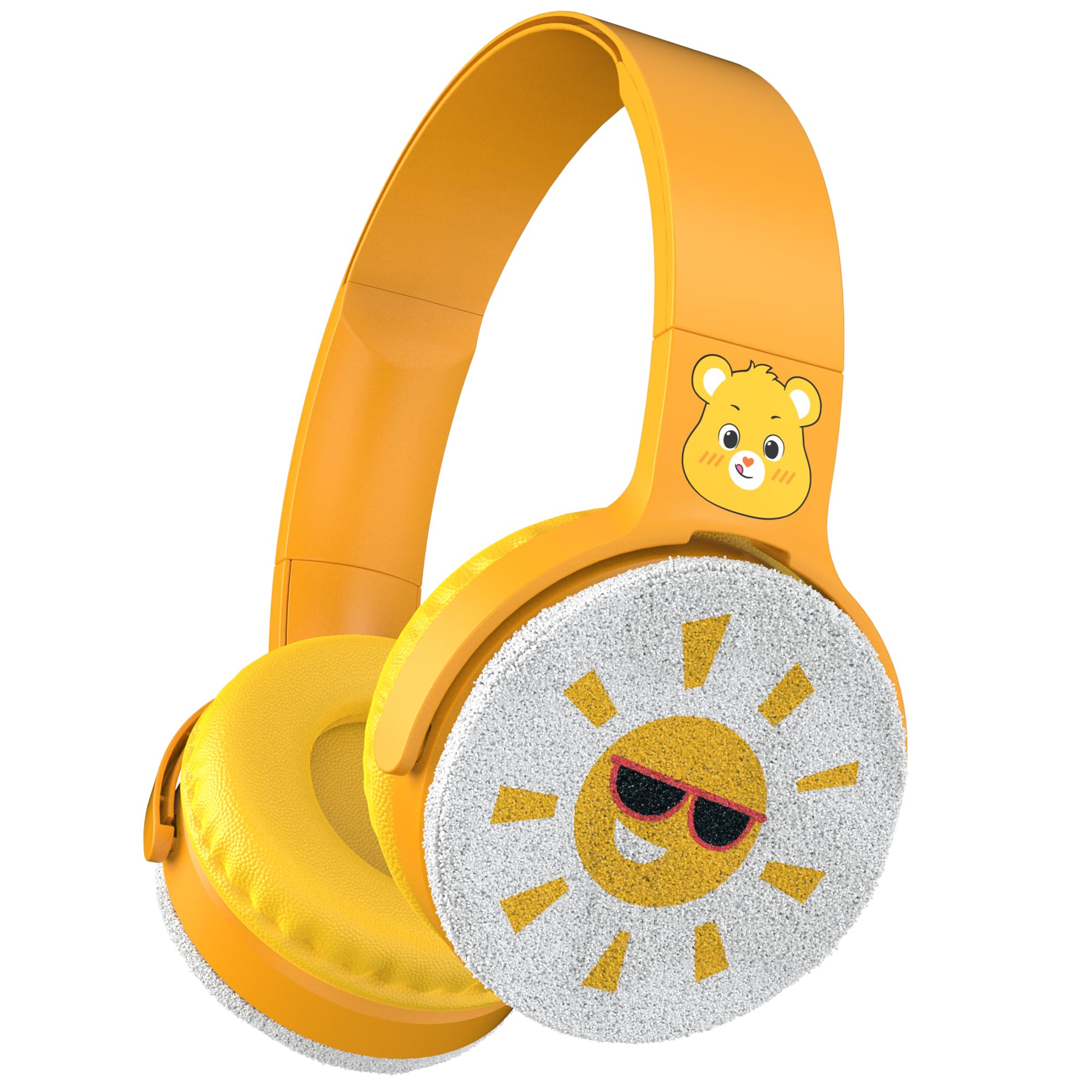 Care Bears Plush Wireless Headphones – Bluetooth, Kid-Friendly, Durable Design with Comfort Ear Cups, 8 Hours Playtime