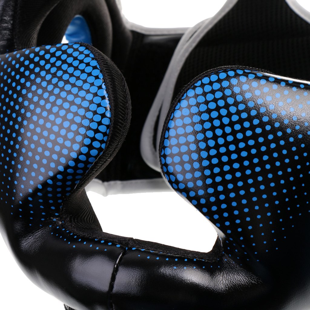 Casco Allenamento Mma Pelle Pu Staccabile Super Durevole | 3 strati schiuma, cinghie regolabili, protezione testa, resistente