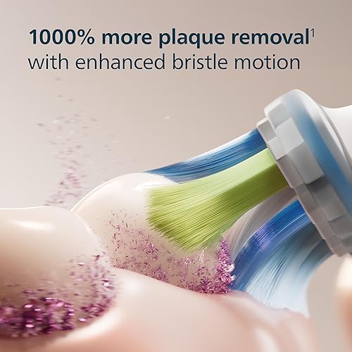 Miniatura 22 de Philips SONICARE C3 HX9042/95 - Cabezales de cepillo de dientes eléctrico de repuesto genuino, negro, paquete de 2 Negro,Blanco