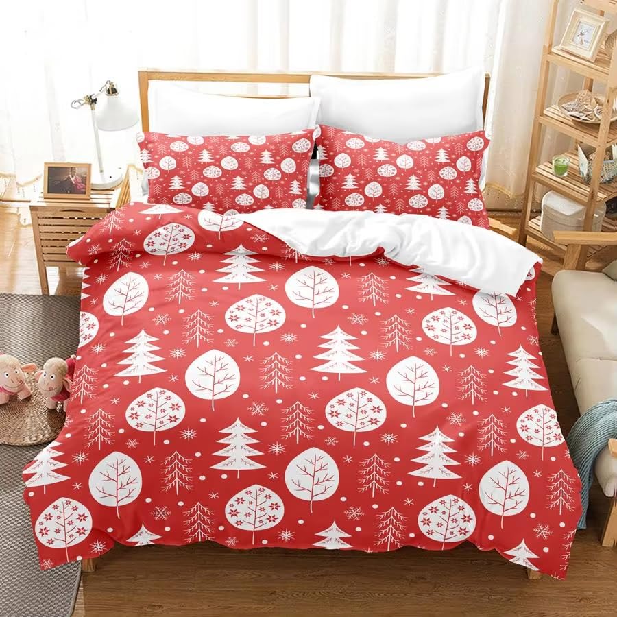 Couvre-lit rouge doux 200x200 pour un lit double chaud et respirant