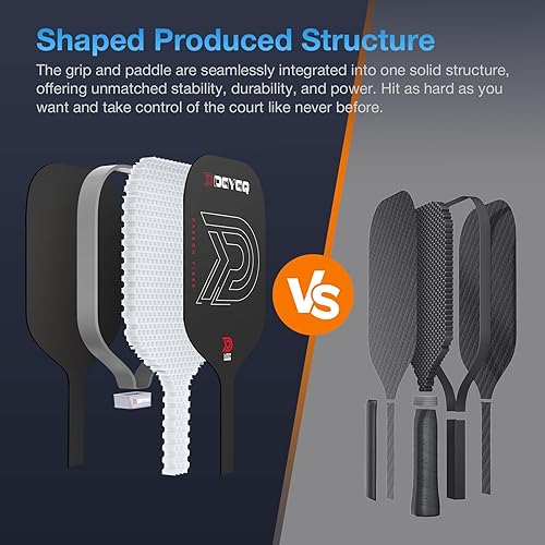 Miniatura 9 de Pickleball Paddles - Professional Carbon Fiber Paddle with Honeycomb Core Pickleball Rackets - Lightweight Precision & Enhanced Shock Absorption for
