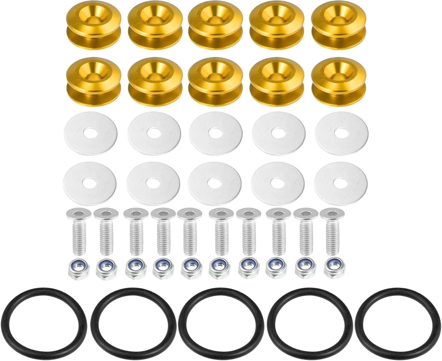 X AUTOHAUX Universal Quick Release Bumper Fastener Kit
