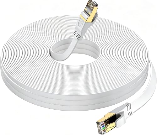 YSONG Cavo Ethernet Cat 8 30m Piatto, Connettore RJ45 Pla…