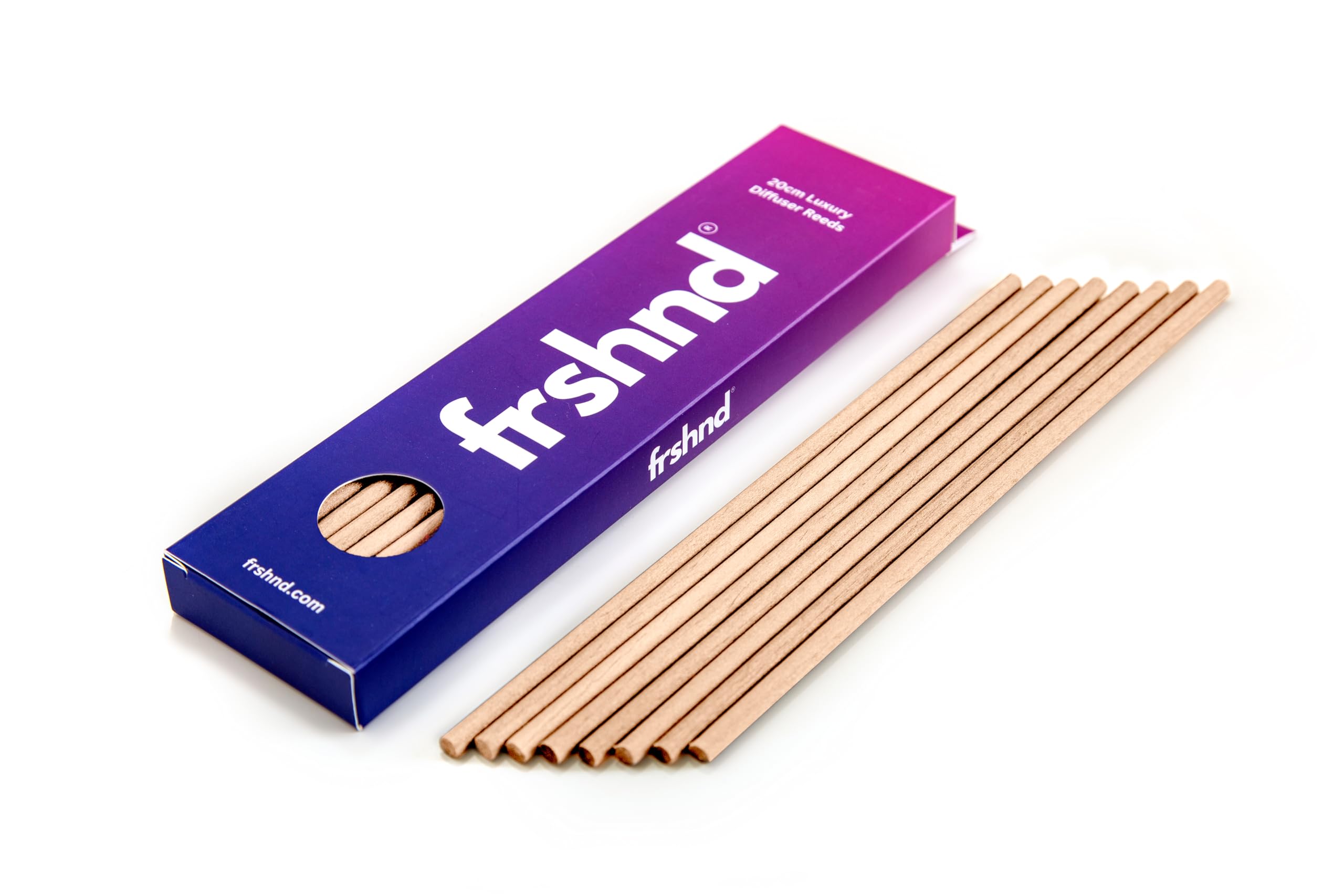 Premium Fibre Reed Diffuser Sticks | 5mm x 20cm Reed Sticks In Multiple Colours | Packs of 5 & 25 Available (25, Natural) — image 1