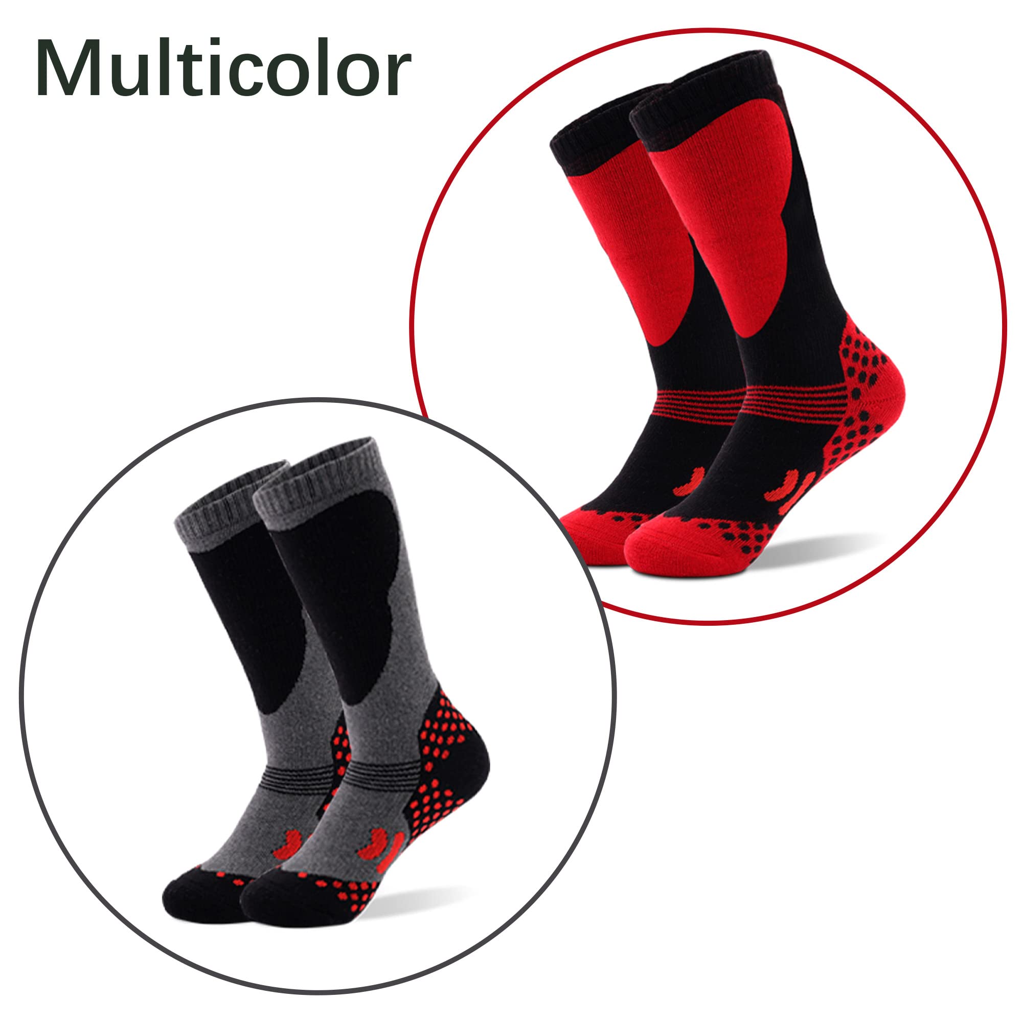 Tofern Calcetines de Esquí para Niños con Estilo y Comodidad Inigualables