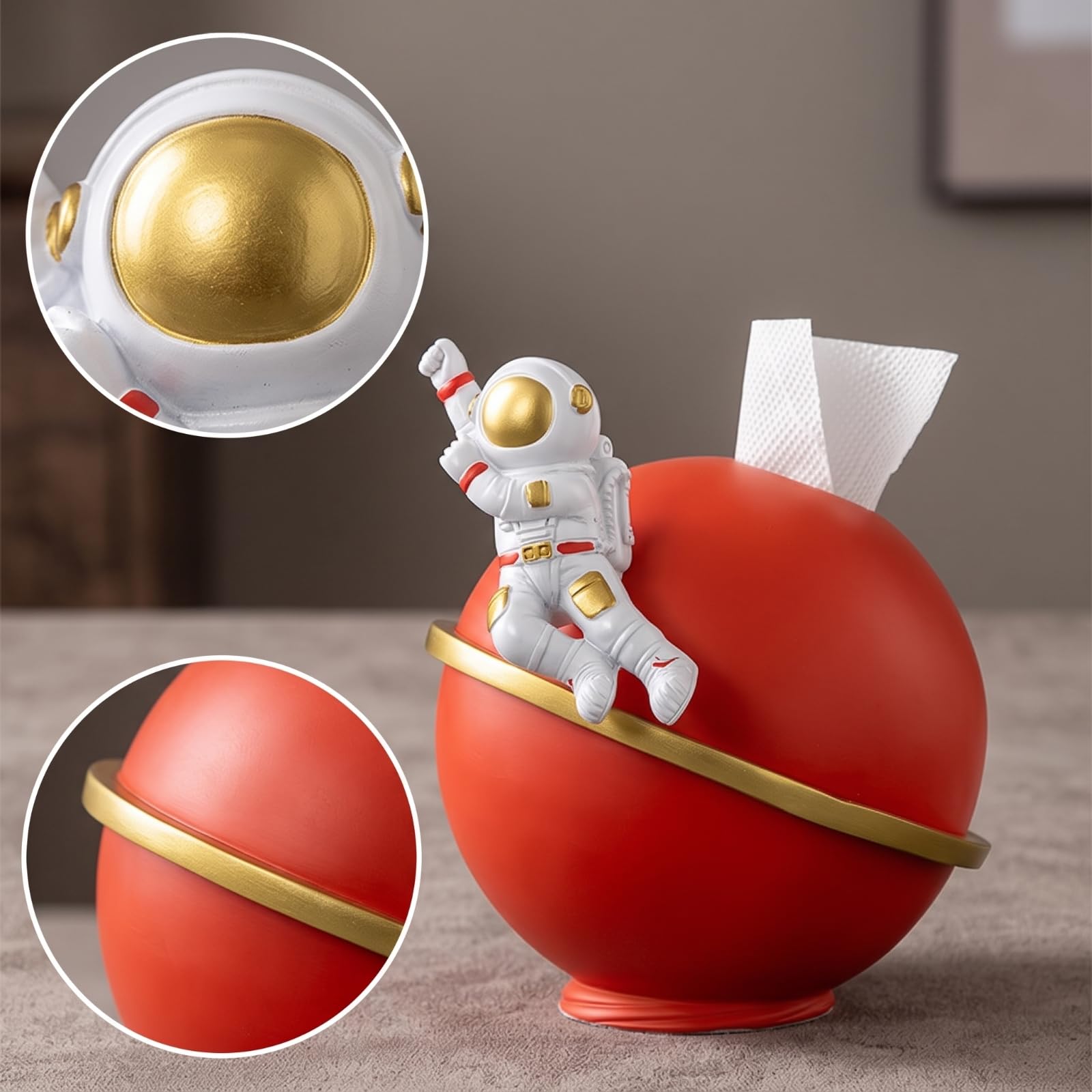 rockible Organizzatore da Tavolo Ornamentale | A Tema Spazio, Elegante, Decorazione, per Scrivania