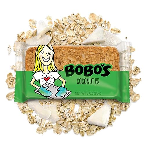 Miniatura 32 de Barras de avena naturales Bobos, libres de gluten, 3 onzas, paquete de 12