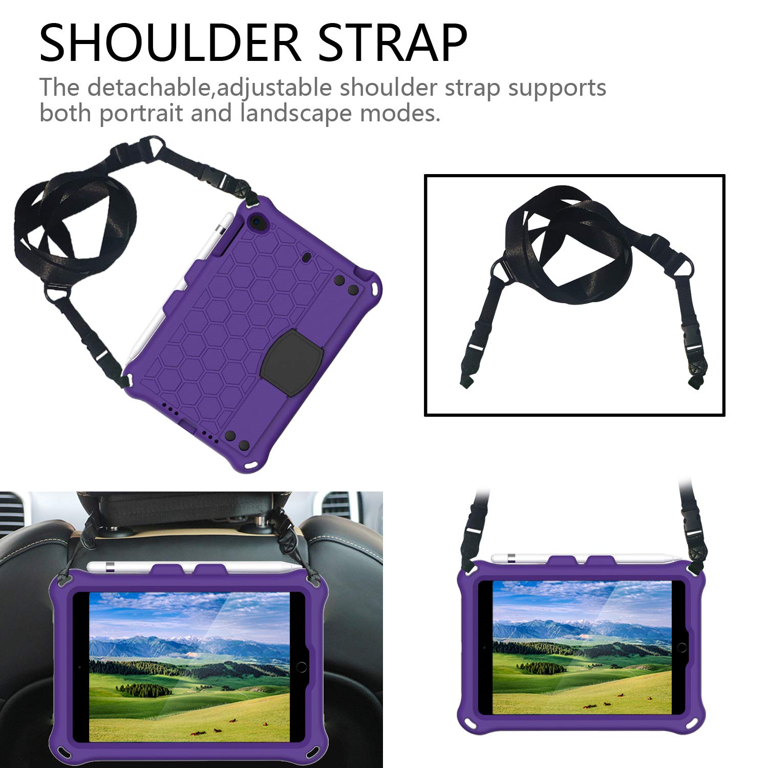 Naroote Custodia Universale In Silicone Antiurto Per Tablet 9-12 Pollici – Supporto Regolabile, Lavabile, Angoli Rinforzati - 2