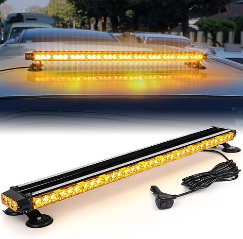 Barra de luz estroboscópica LED de emergencia de 36 pulgadas, 72 pulgadas, luces de baliza de precaución para camiones, luces intermitentes de