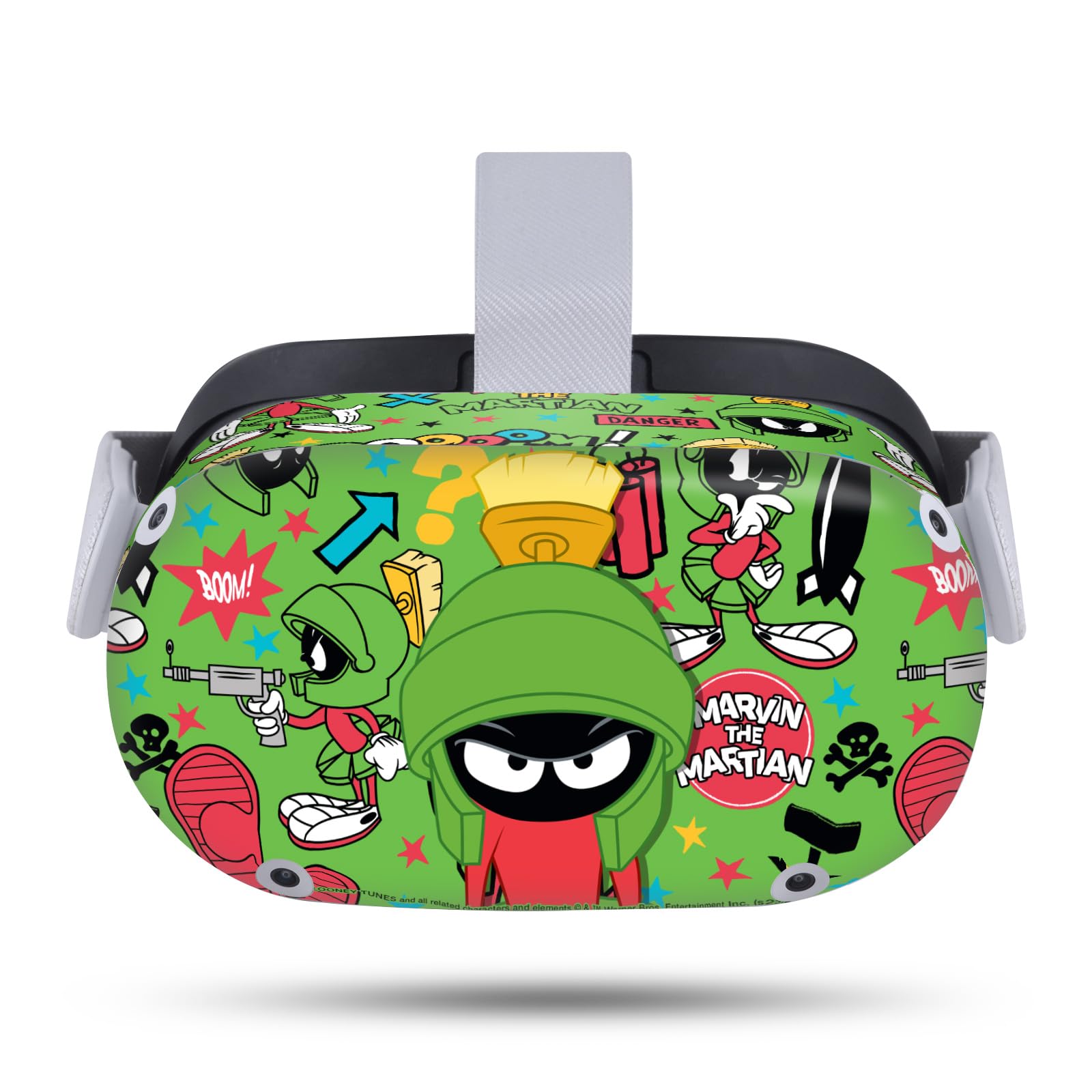 Head Case Designs Officially Licensed Looney Tunes Marvin The Martian Graphics and Characters Vinyl Sticker Skin Decal Cover Compatible with Meta Quest 2