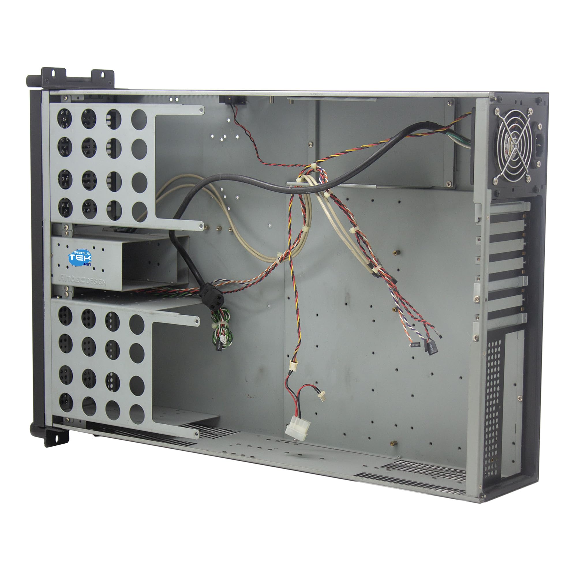SIMPLETEK - Case Standard 3U - Rack 19" | Supporto EATX/ATX/mATX/Mini-ITX | Alloggiamento Alimentatore ATX, NO Componenti (Ricondizionato)
