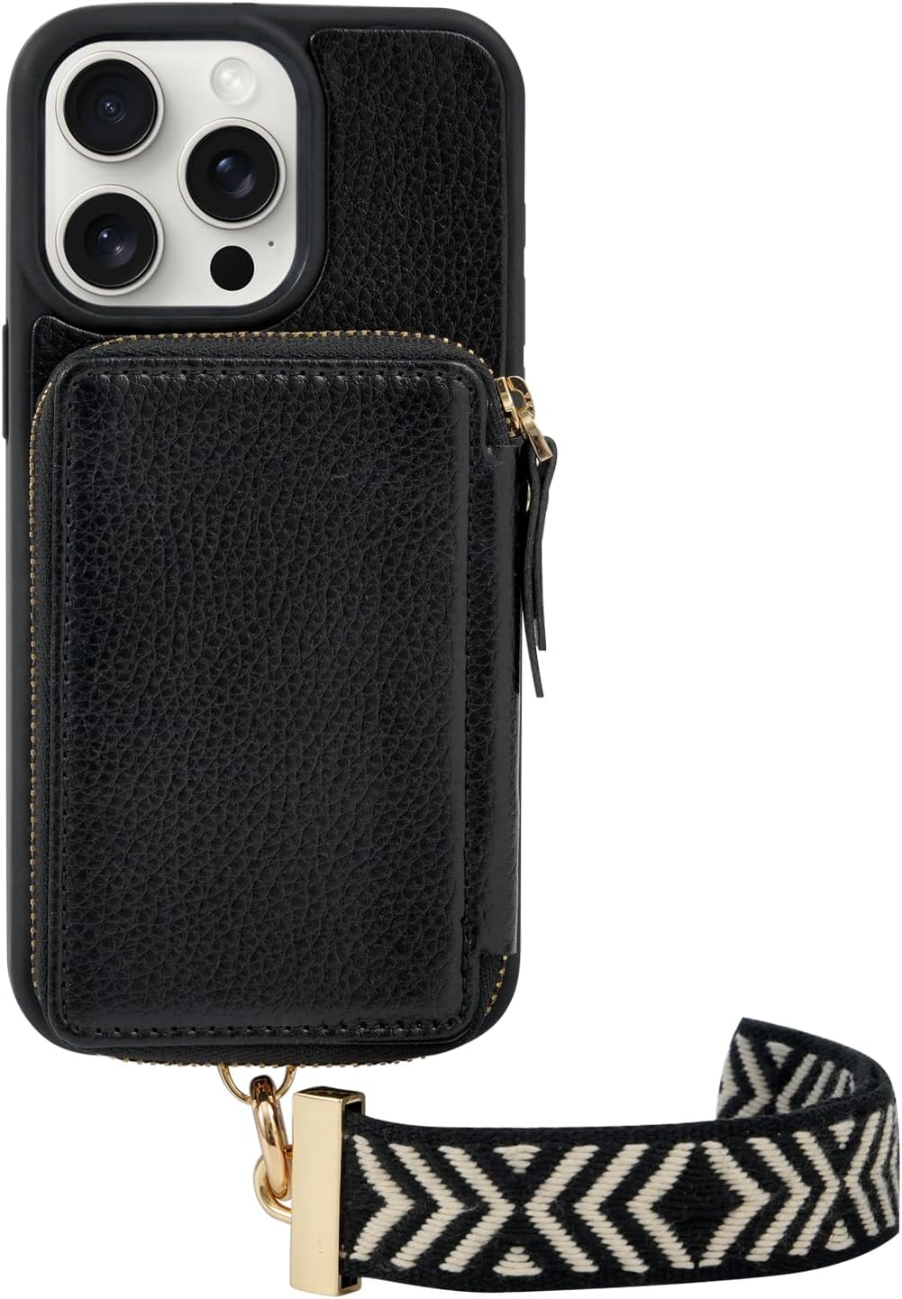 ZVE Wallet Case for iPhone 14 Pro 6.1 inch, Women Phone