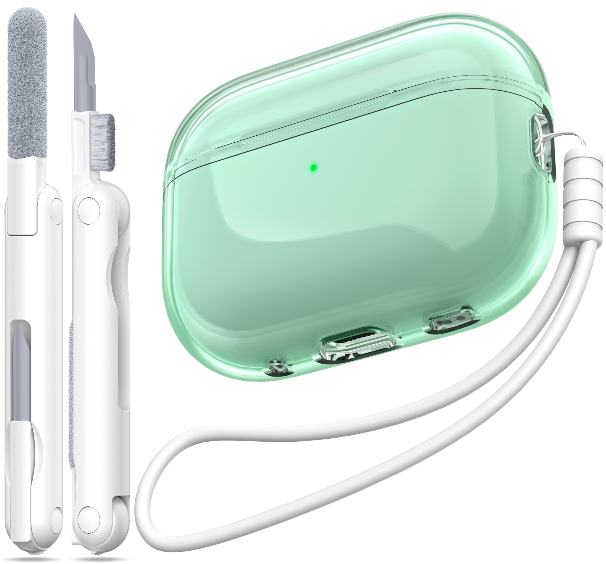 Amazon | MHYALUDO Airpods Pro 第 2 世代/第 1 世代ケースカバー 
