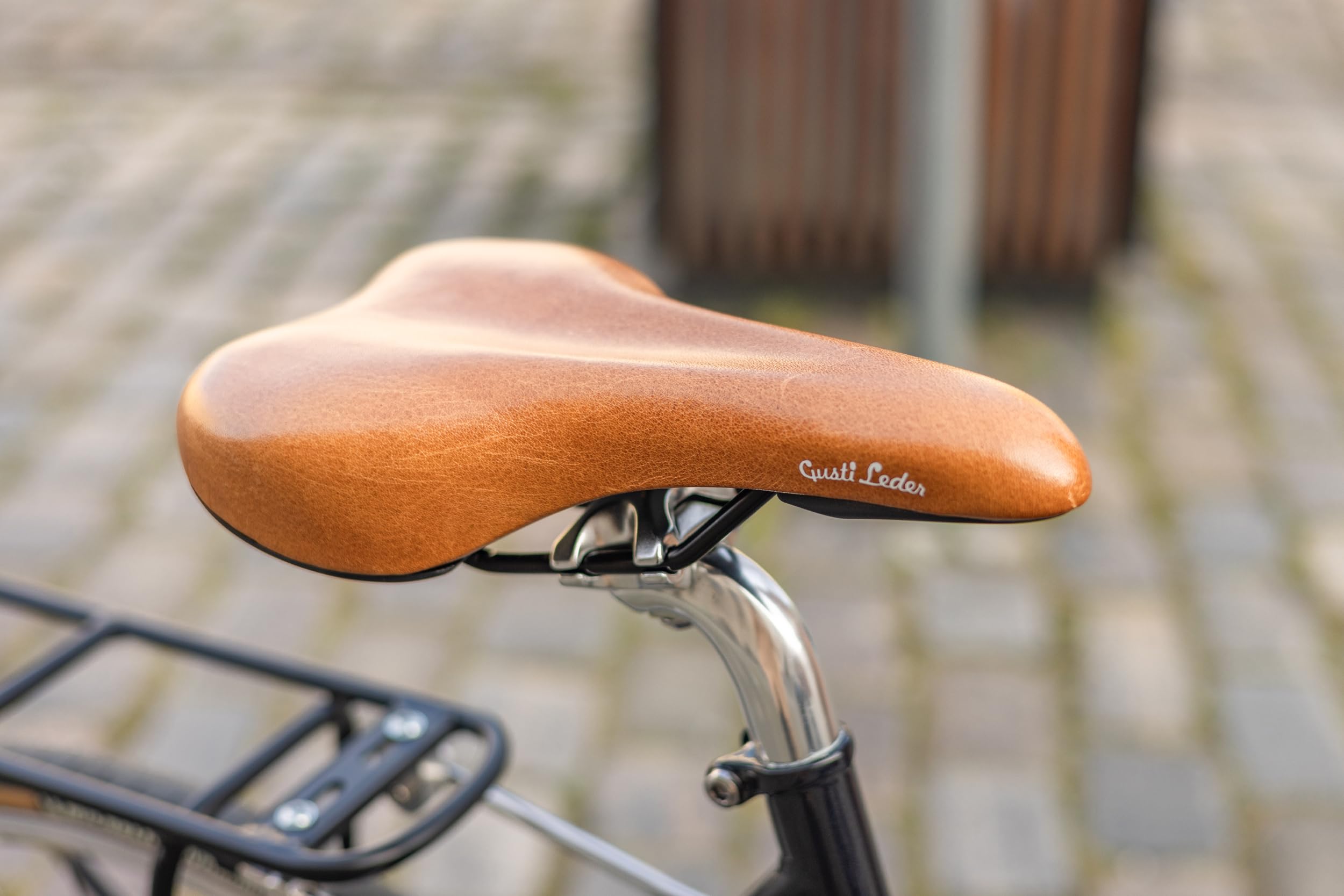 Siège de vélo marron pour homme et femme - Imperméable - Cuir