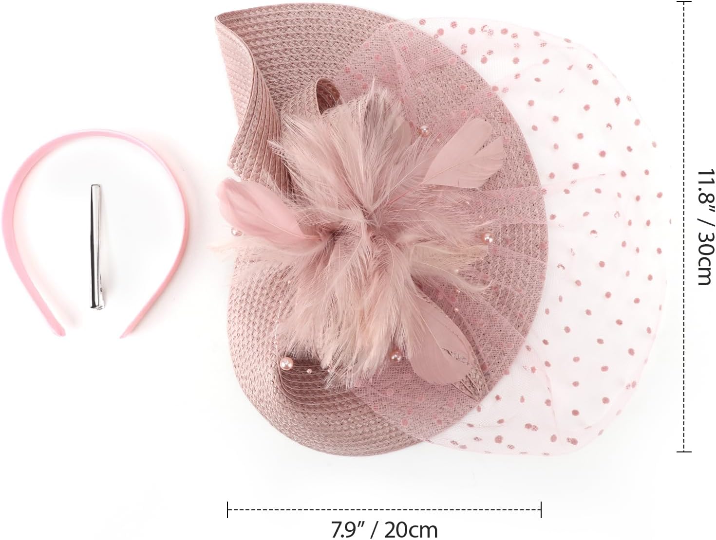 Women Fascinators Hats Flower Fascinators with Headband and Clip Tea Party Headwear for Women and Girls - Image 4