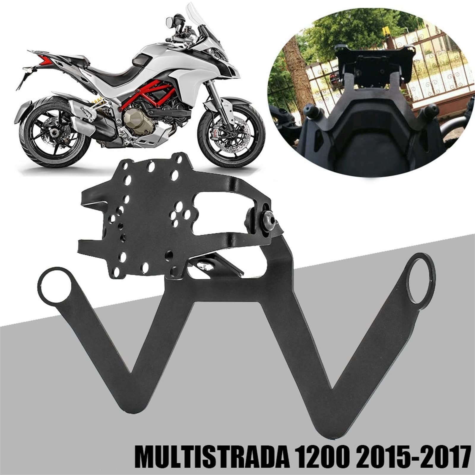 Motocykl uchwyt na telefon komórkowy stojak wspornik nawigacyjny telefonu, dla Ducati, MULTISTRADA 1200 2015-2017 akcesoria Uchwyt na telefon motocyklowy
