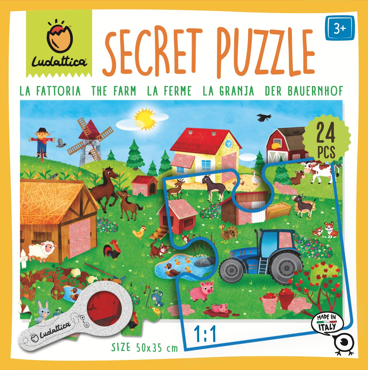LUDATTICA LA MAPPA DELL'EUROPA 108PZ DETECTIVE PUZZLE 22761 | GIOCHI DI CLEM