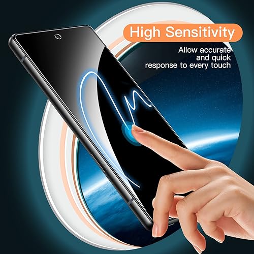 Miniatura 6 de JETech Protector de pantalla para Google Pixel 6a de 6.1 pulgadas, compatible con huellas dactilares, película de vidrio templado, transparente HD,