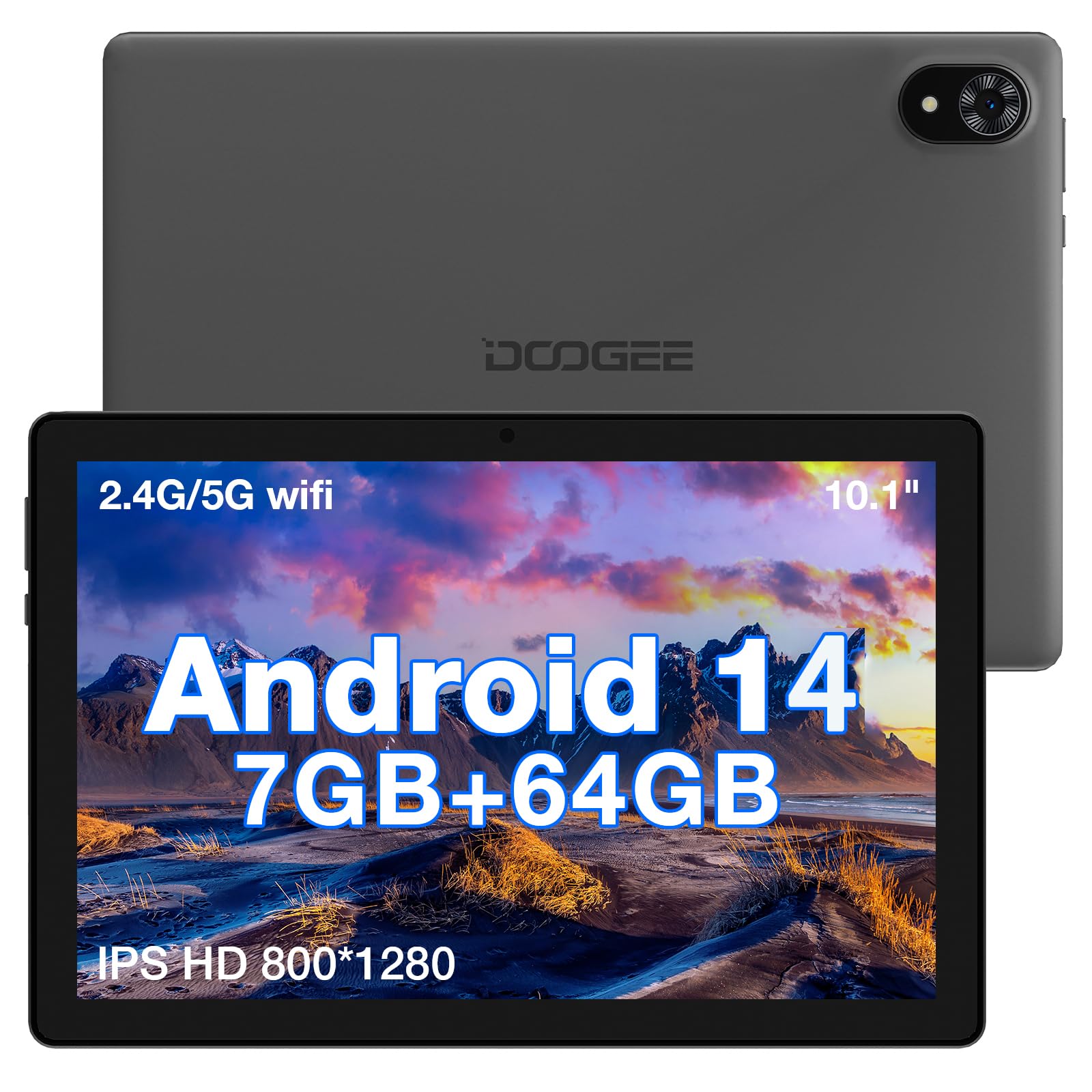 DOOGEE U9 10.1 Inch Android 13 Tablet 7GB RAM + 64GB ROM 5060 mAh