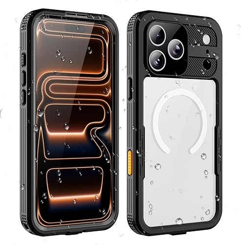 Miniatura 19 de Funda para teléfono impermeable Compatible con iPhone 17 Pro, funda de cuerpo completo IP68 impermeable a prueba de golpes y polvo con protector de