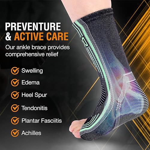 Miniatura 5 de Doc Miller Tobillera para mujeres y hombres soporte de tobillo esguince, mejores tobilleras, recuperación de esguinces, alivio del dolor de pies,