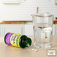 Vista 3 de Spring Valley DHEA - Suplemento dietético de 50 mg, 50 comprimidos, paquete de 2 (100 en total) + adhesivo Me Gustas