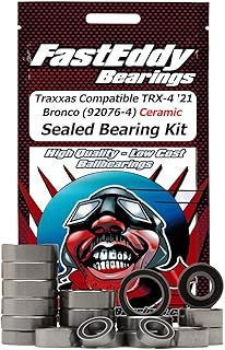 FastEddy Bearings Compatible with Traxxas TRX-4 2021 Bronco (92076-4) Ceramic Sealed Bearing Kit