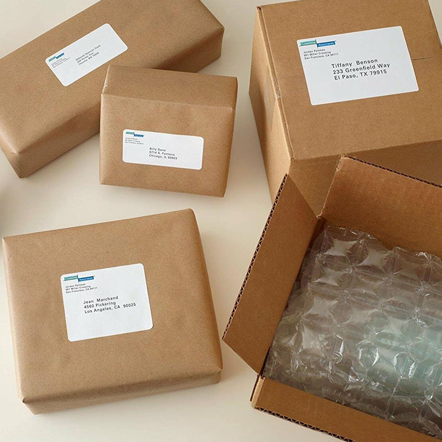 Coopaty 2"x4" Shipping Labels, FBA 10 Up Address mailing Label, White Sticker Address Label for Laser/Inkjet Printer (500 Sheets, 5000 Labels) - Image 5