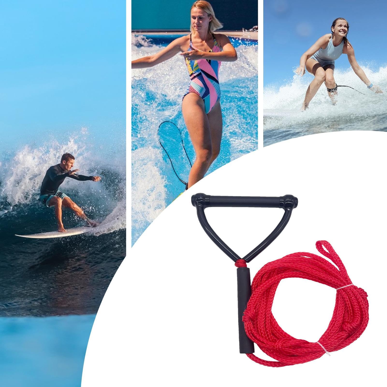 Cuerda de esquí acuático Wakesurf 24 pies alta resistencia para remolcadores de botes wakeboard