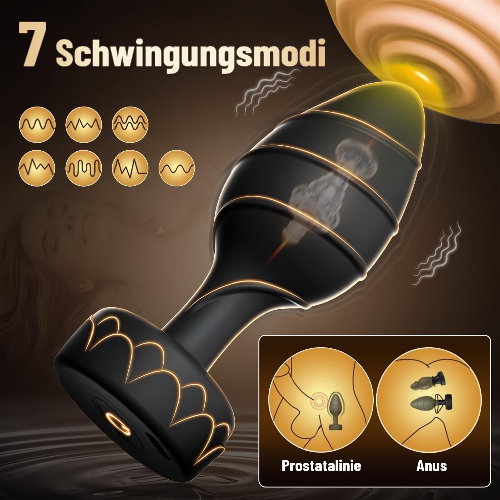 Sex Spielzeug Set für die Männer APP Masturbator Masturbieren für Männer Fleshlight Vibratorensets 10 Vibrationsmodi Saugmodi, inklusive Analplug und Penisringen Paare Frau Penis Eichel Penispumpe