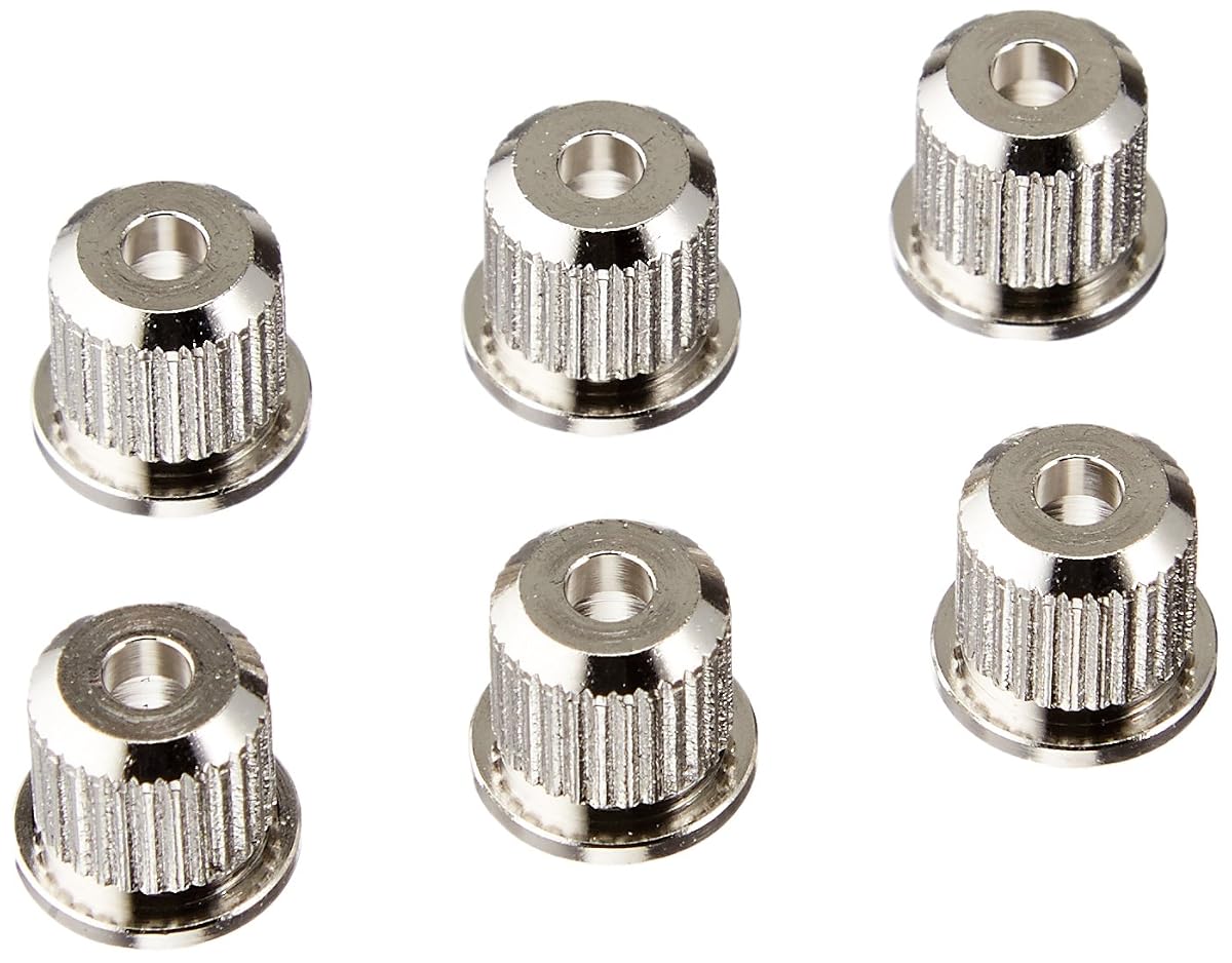 All Parts AP 0087-001 String Ferrules (6 pieces) for Guitar, Nickel
