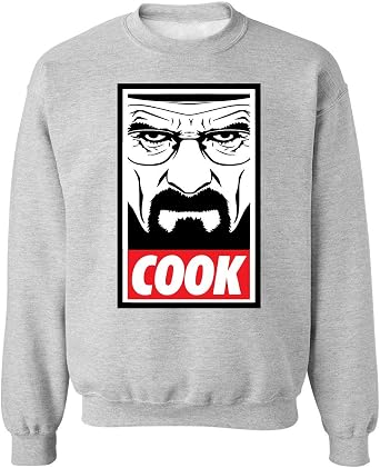 Breaking Bad Cook Unisex Felpa Maglione Large : Amazon.it