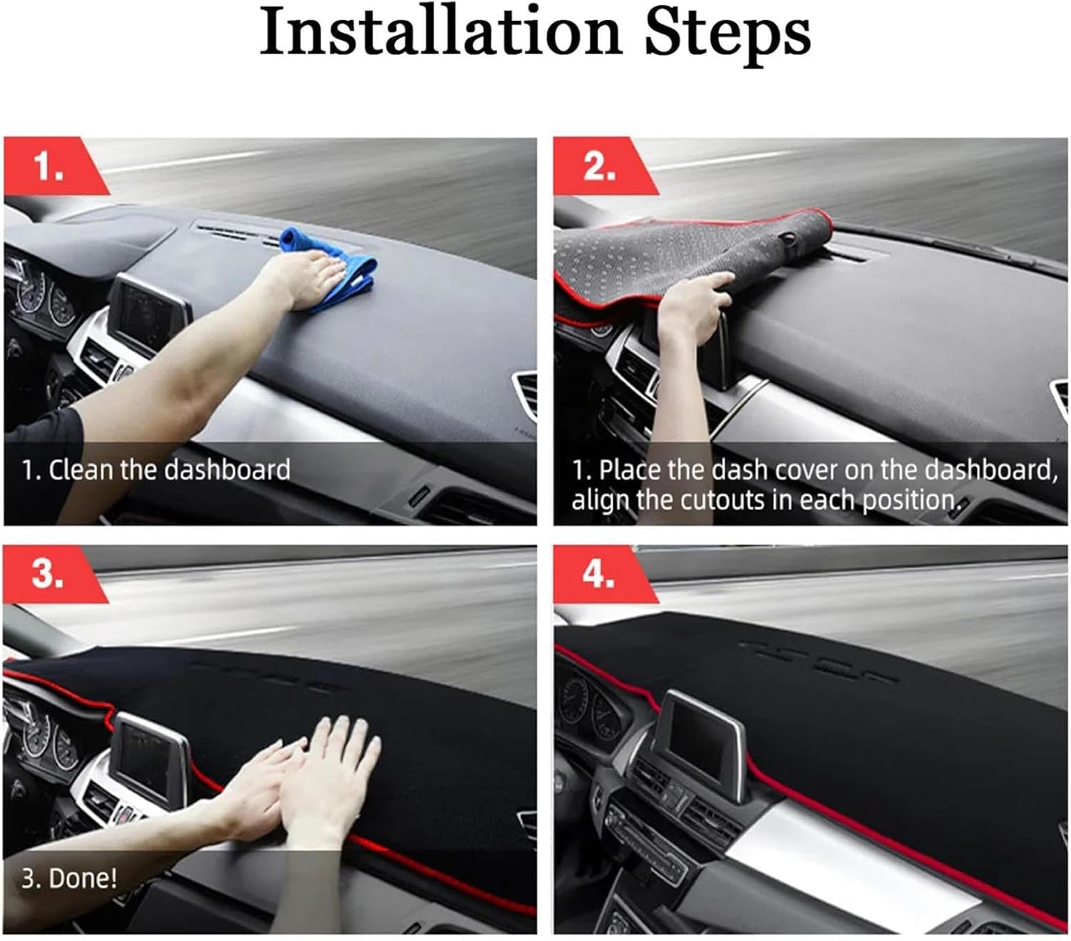 カーダッシュボードマットに適合するレクサス ES350 ES240 XV40 2006-2012車のダッシュボードは、滑り止めのイン