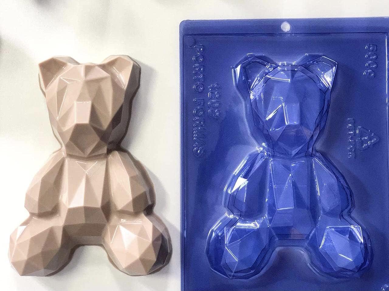 Porto Formas Geometric Bear 3 part mold