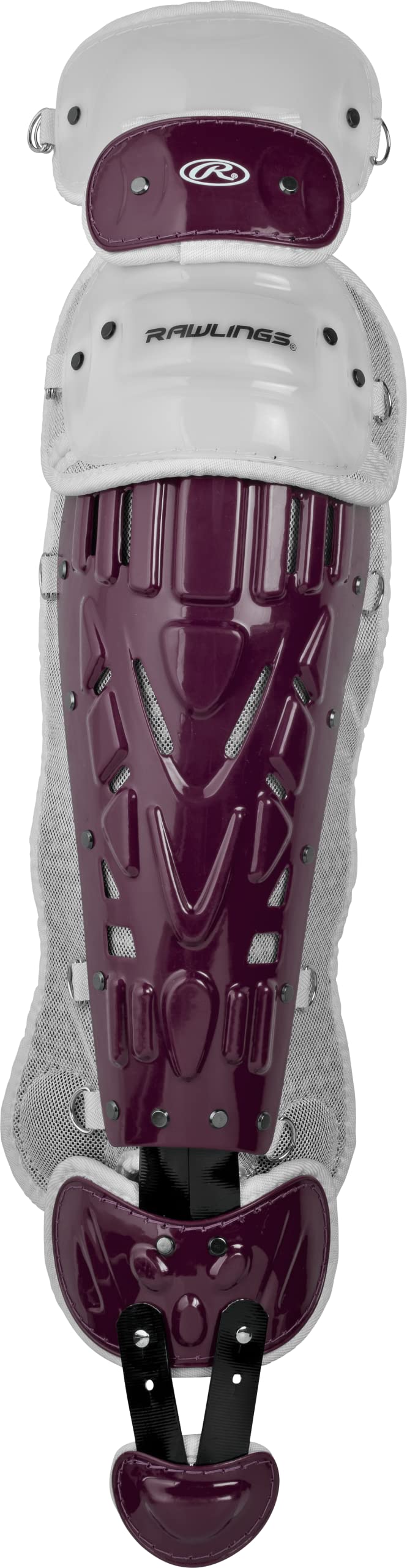 Rawlings Sporting Goods Catchers Leg Guards Velo Series Adult 16.5 inch LGVEL