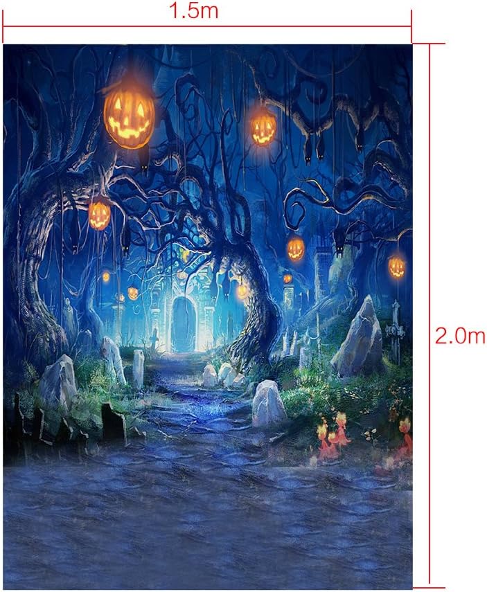 Andoerハロウィンスタイル 折りたたみ 式 写真 背景 カボチャ スタジオ 小道具パーティーハロウィーンフェスティバル 激安 超特価