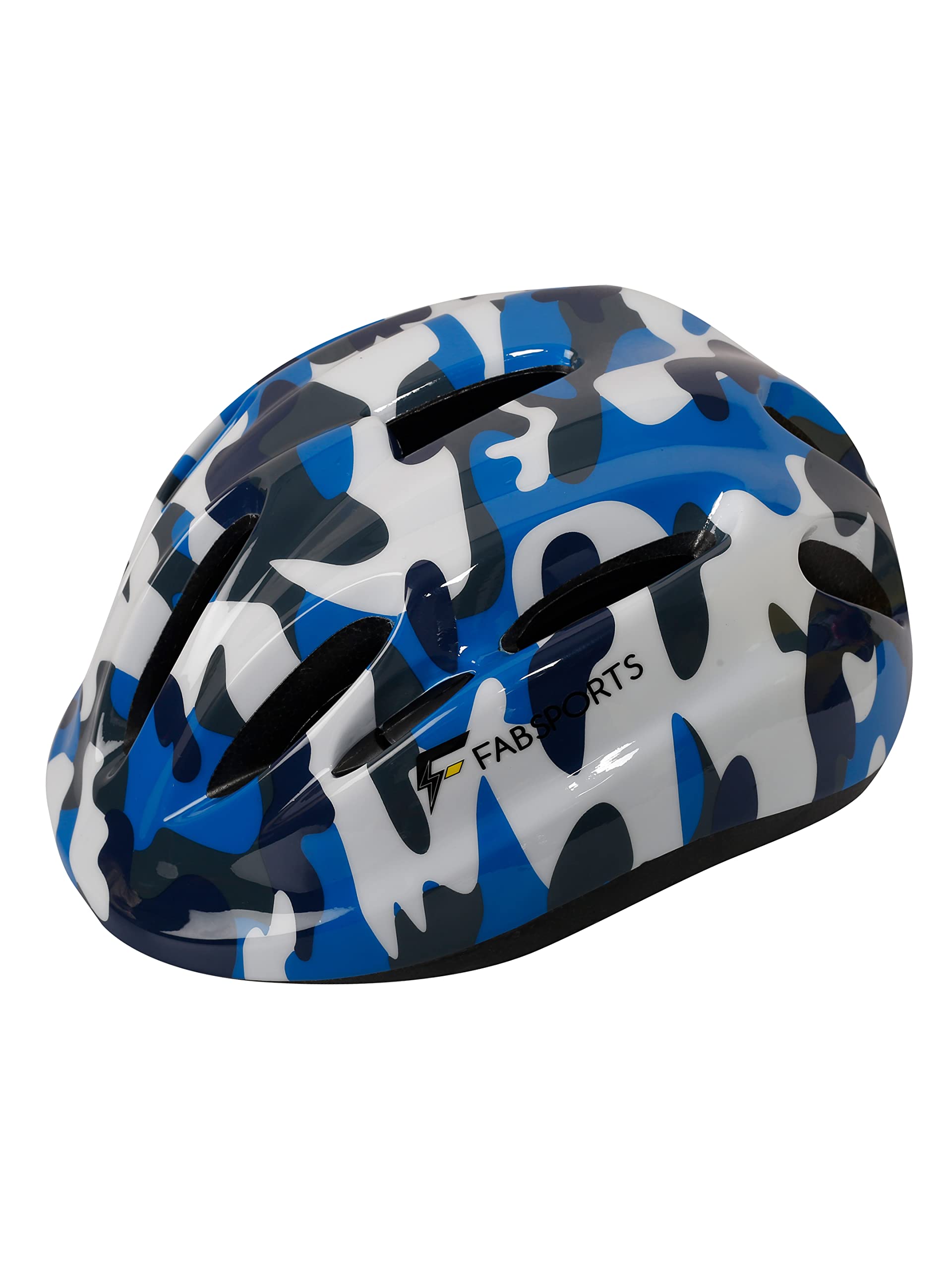 FABSPORTS Camouflage Printed Safety Helmet for Kids-Boys & Girls (5-12 Years), Light Weight Bicycle/Bike Helmet, Adjustable Size, Superior Ventilation for Cycling/Skating/Skate Boarding-image-33