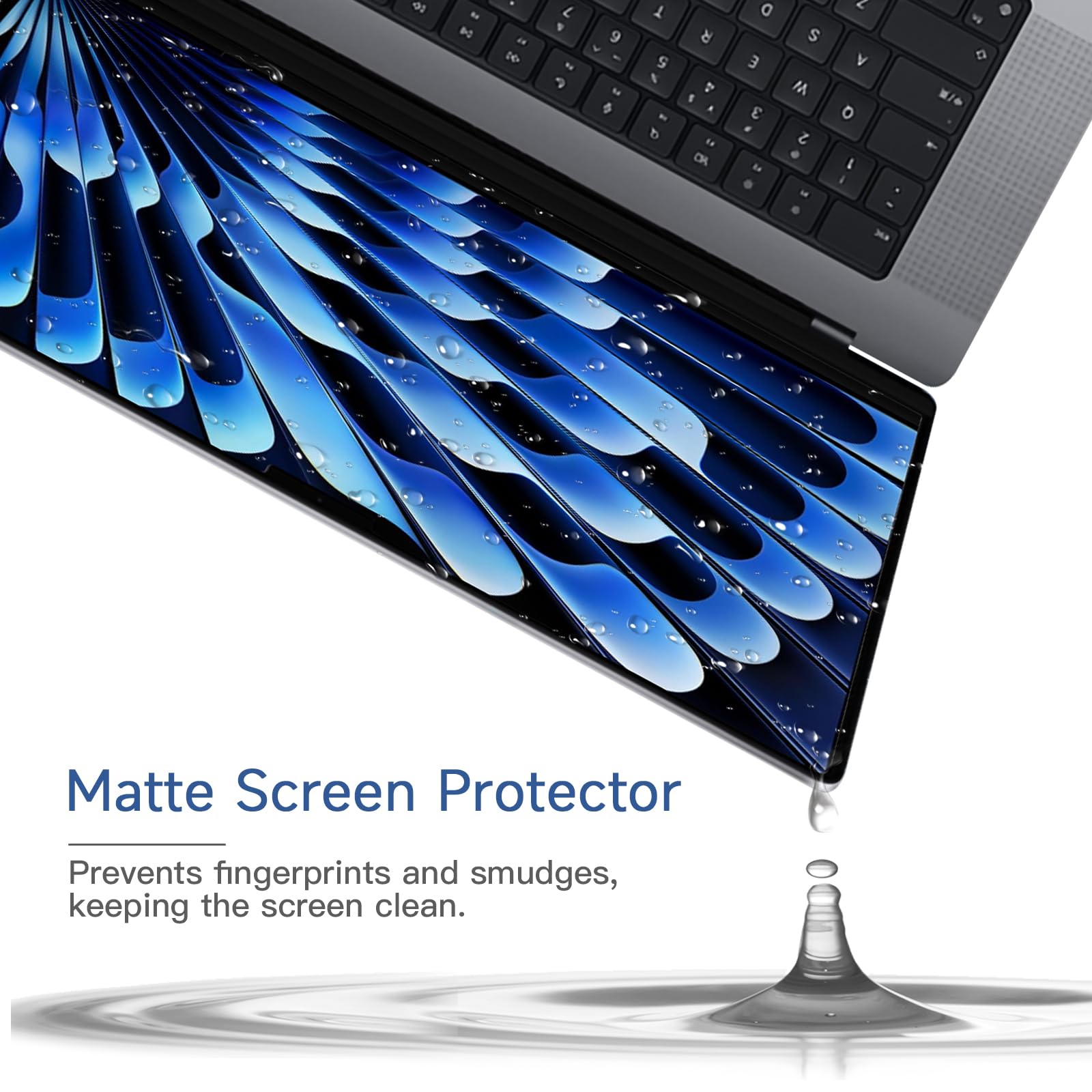 Pacote com 2 protetores de tela compatíveis com MacBook Air de 15