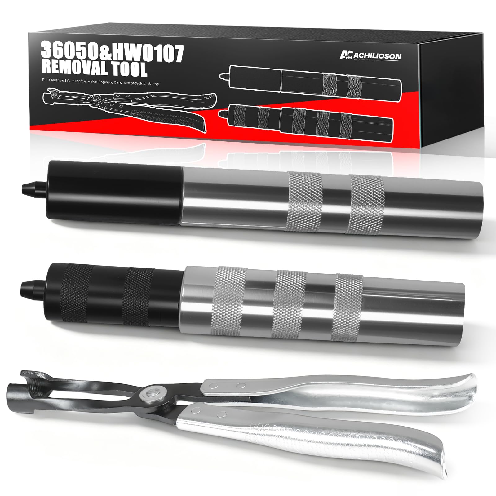 Achilioson Upgraded 36050 Valve Keeper Kit with HW0107 Pliers