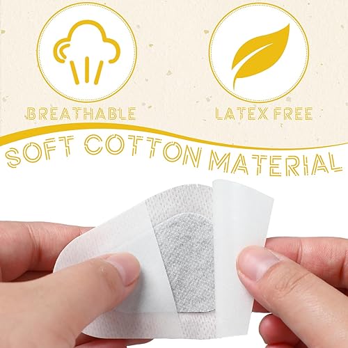 Miniatura 27 de Panitay 40 parches adhesivos para los ojos para adultos, desechables, transpirables, parches médicos para ambliopía, vendajes adhesivos sin látex