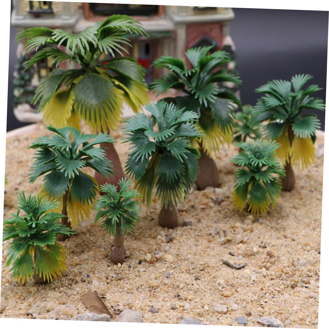 SHINEOFI 36pezzi Modelli Alberi Miniatura Di Tropicali Per Modellismo Paesaggi Architettonici e Creazioni Di Parchi