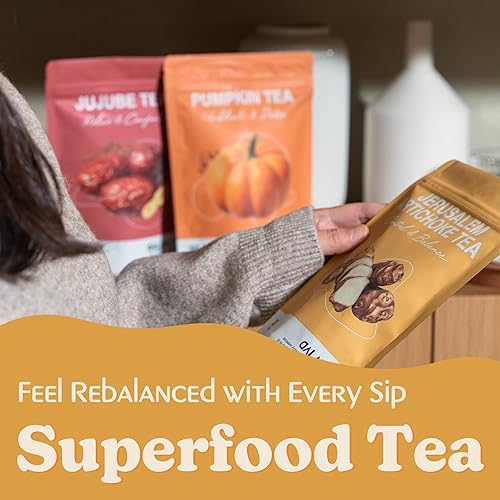 Vista 10 de DALAMHARI Té de calabaza 30T Puré de calabaza Chupa Panza 3 Té de bailarina Hey Girl Smooth Move Te Divina Pinalim Té descafeinado Bolsas de té