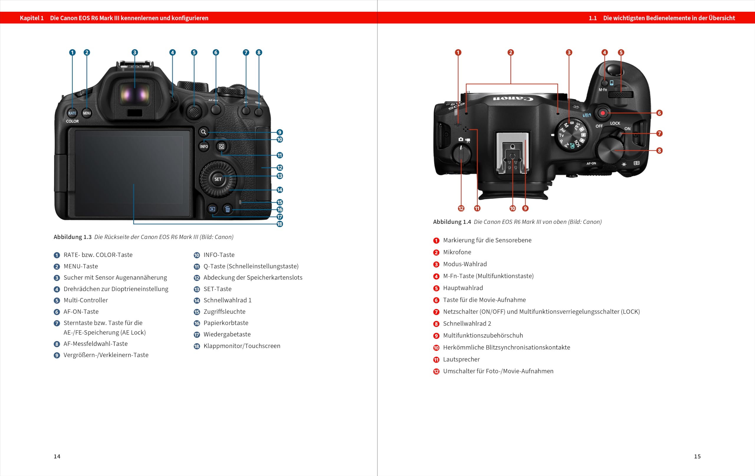 Canon EOS R6 Mark III: Das Handbuch zur Kamera. Konfiguration, Expertenwissen und Praxistipps für brillante Fotos und Videos