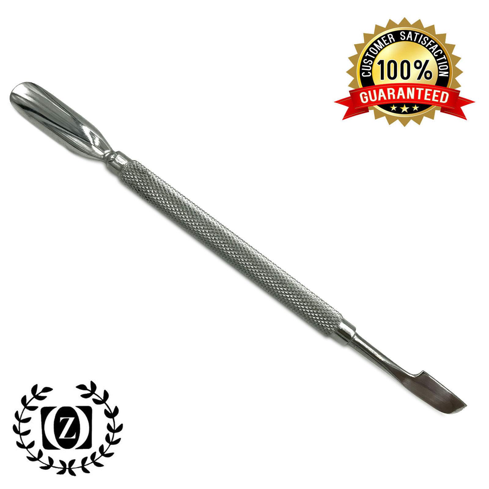 STAINLESS STEEL CUTICLE PUSHER NAIL CLEANER TRIMMER MANICURE PEDICURE TOOL