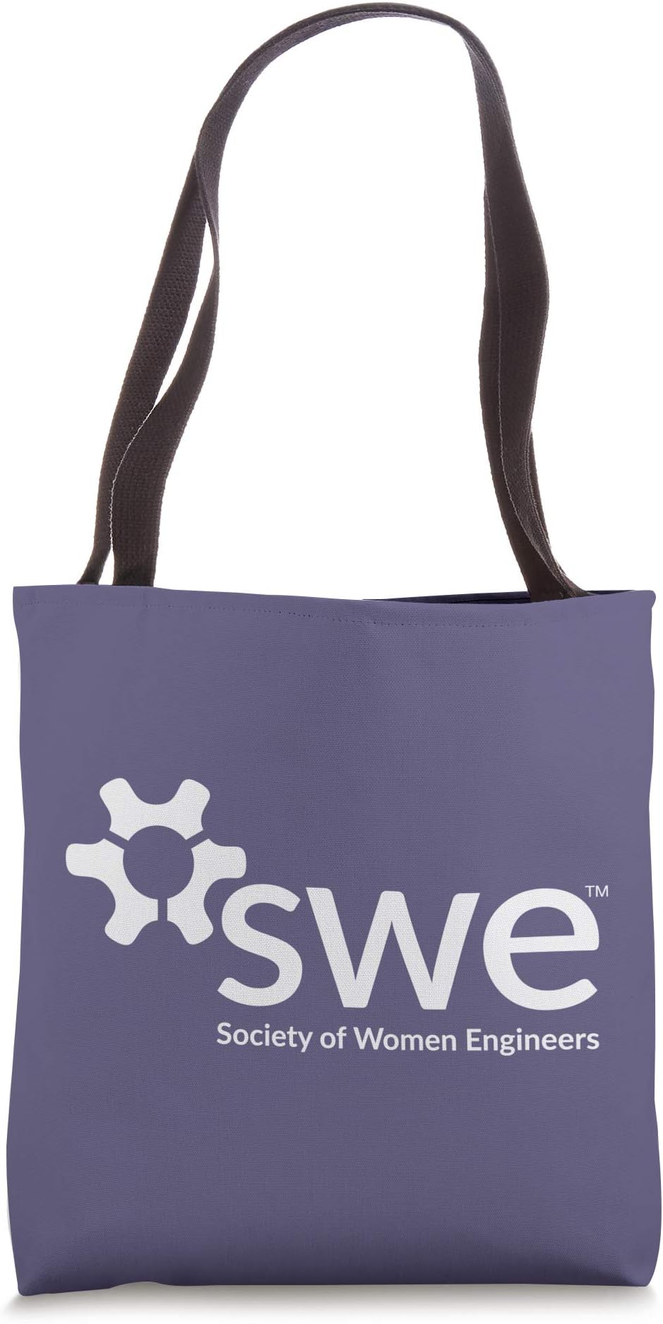 SWE White Logo Tote Bag