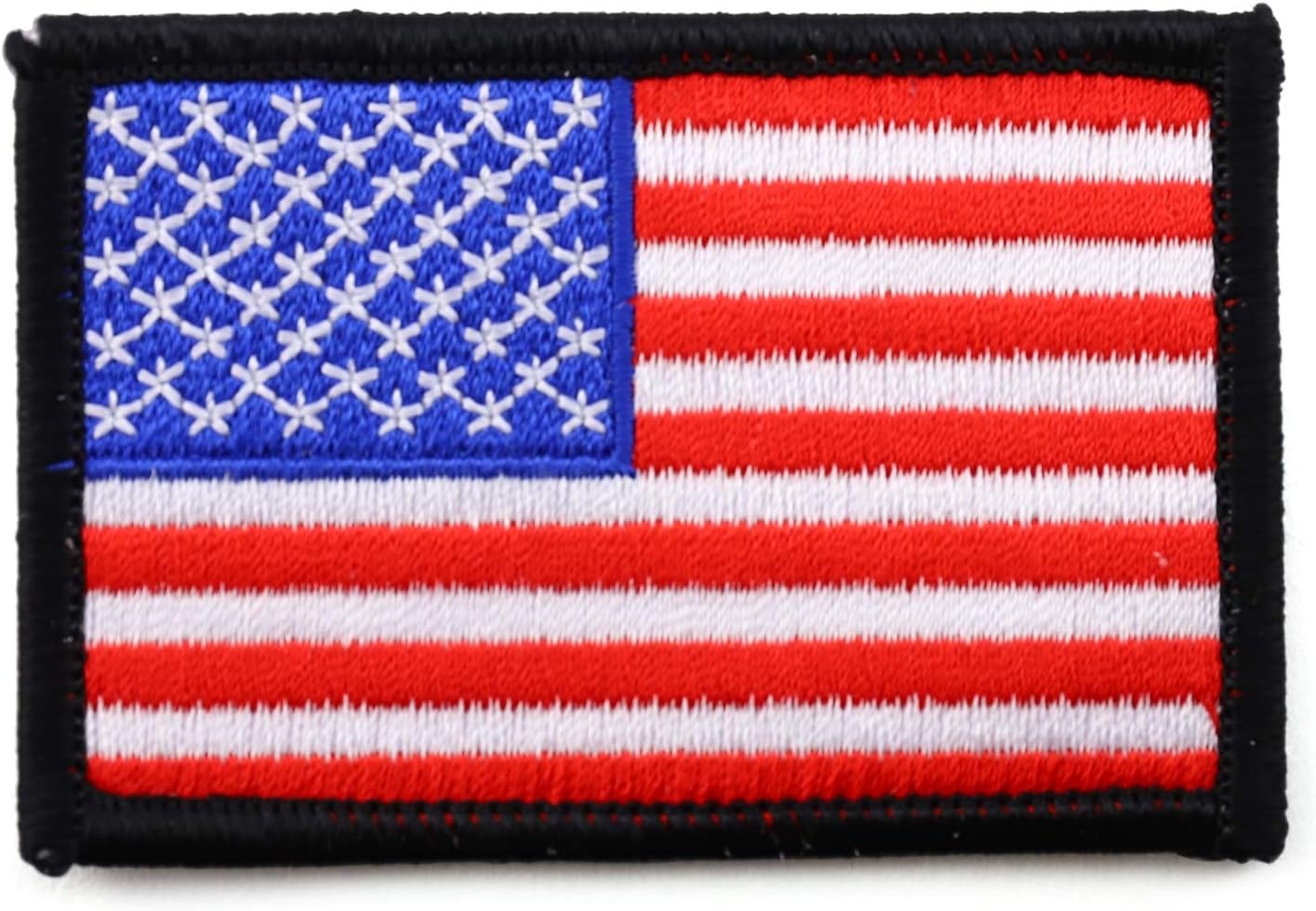 USA American Flag Embroidered Iron On Patch One Size