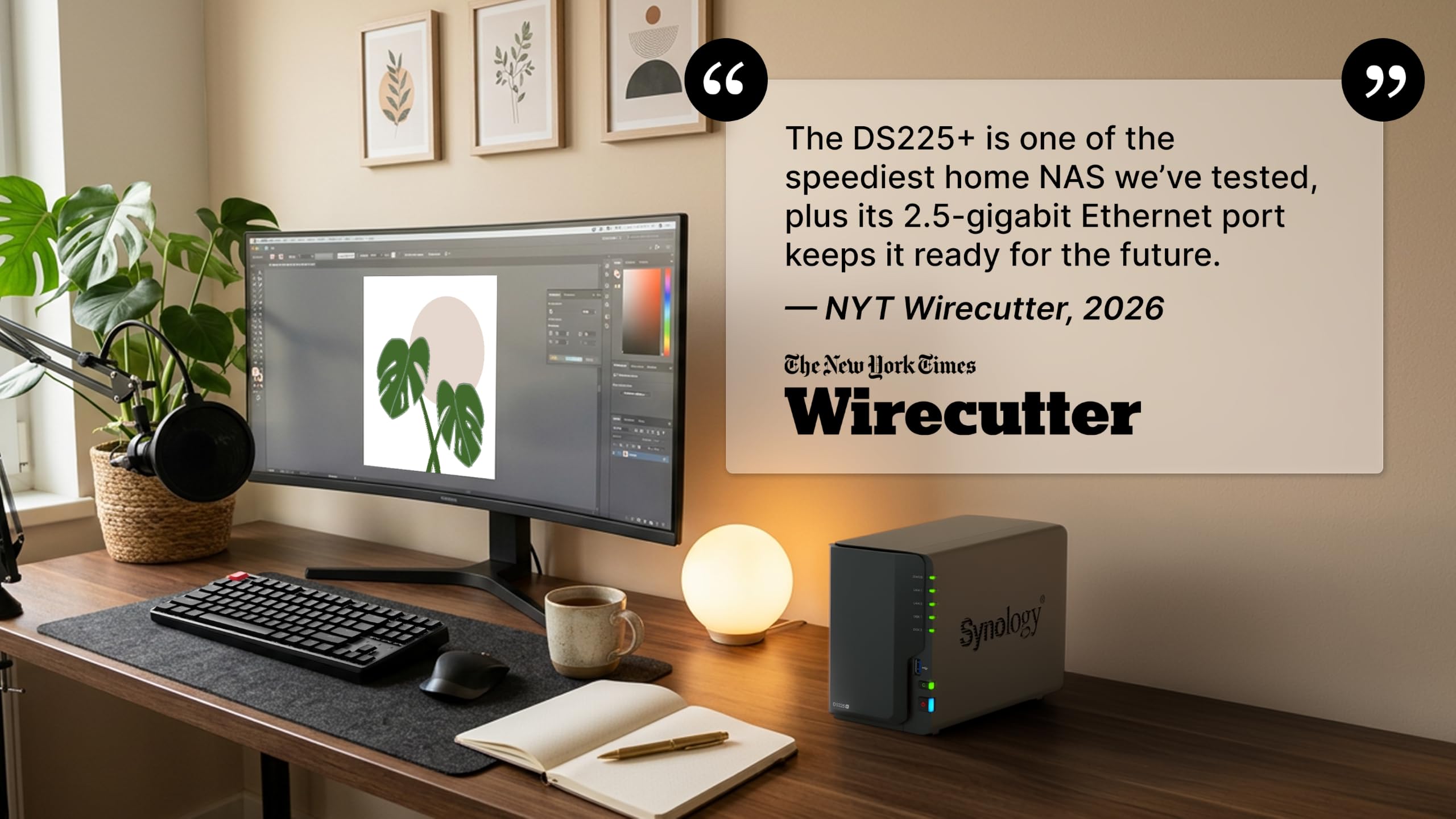Synology 2-Bay DiskStation DS225+ (Diskless)