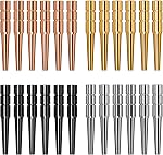 24PCS Criblage Pegs, Cribotage Pegs , Versatile Laiton Tapered Design fits 1/8 Trou Peg jeu de plateau Crib Conseil Pèlerons Pins Portable Crib Board Pegs pour les amis et la famille(4 Couleurs)