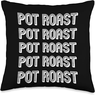 Eat Pot Roast Throw Pillow