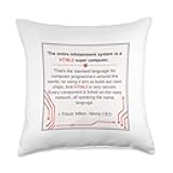 HTML5 Supercomputer Throw Pillow Throw Pillow